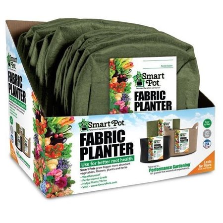 SMART POT Smart Pot 5035664 5 gal Large Multi-purpose Fabric Planter with Cut Handles; Green 5035664